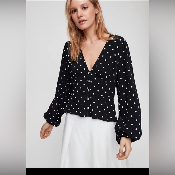 Wilfred, polka dots blouse - Picture 3 of 4